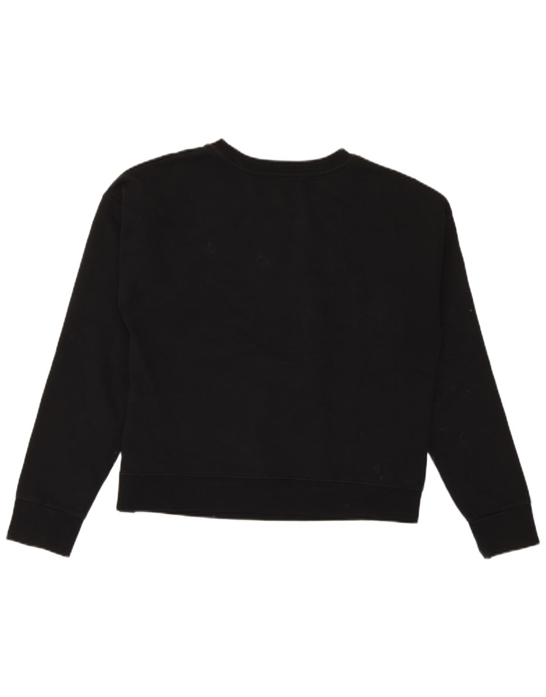 Converse feminino gráfico oversized moletom jumper UK 10 pequeno preto