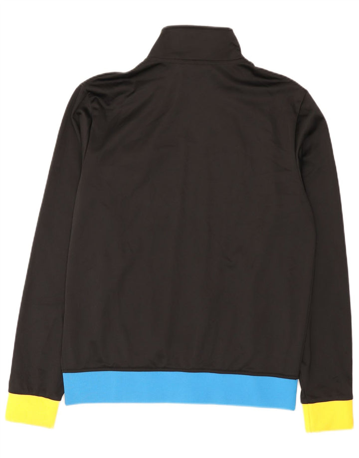 Fila Mens Graphic Tracksuit Top Jaqueta Médio Preto Colourblock Poliéster