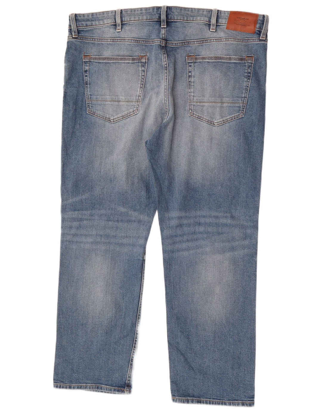 Jeans retos masculinos Marks & Spencer W40 L29 algodão azul