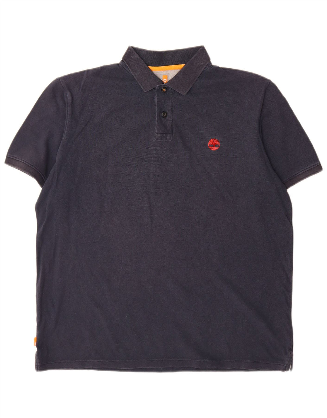 Camisa polo masculina Timberland grande algodão azul marinho