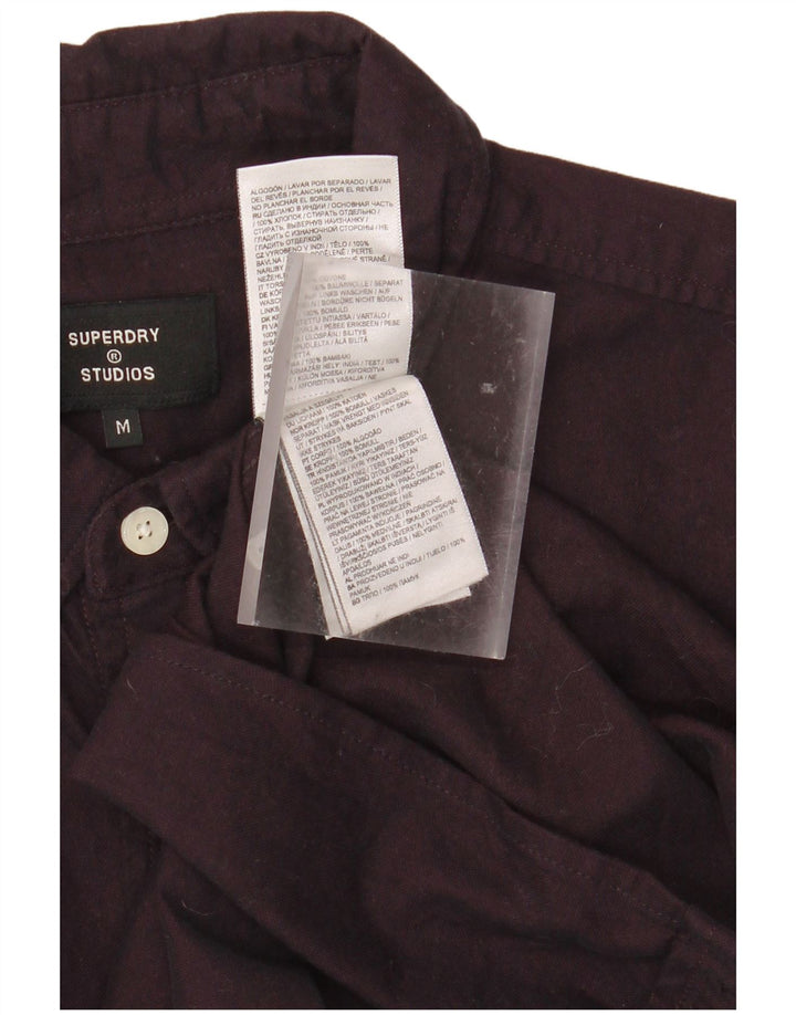 Camisa masculina SUPERDRY algodão roxo médio