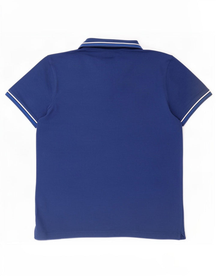 Camisa polo masculina Lotto grande algodão azul