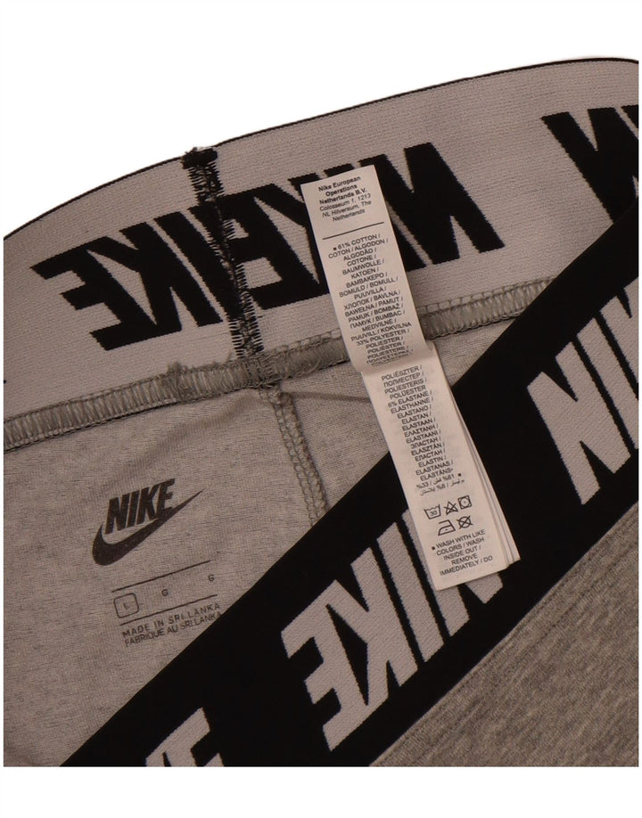 Leggings femininas Nike Graphic UK 16 grande algodão cinza