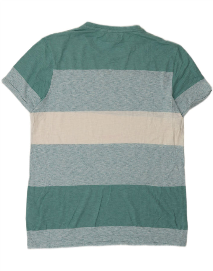 Camiseta masculina Jules Regular Fit Top XL de algodão listrado multicolorido