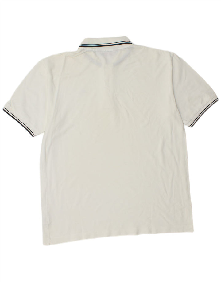 KAPPA Mens Polo Shirt XL White Cotton
