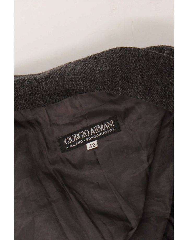 Blazer feminino Giorgio Armani IT 42 listrado cinza médio