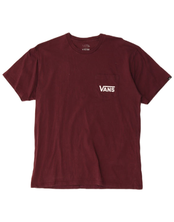 Camiseta Vans Masculina Classic Fit Graphic Top Grande Algodão Marrom