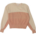 CHAMPION Womens Oversized Sweatshirt Jumper UK 6 XS Pink Colourblock Vintage Champion and Second-Hand Champion from Messina Hembry 