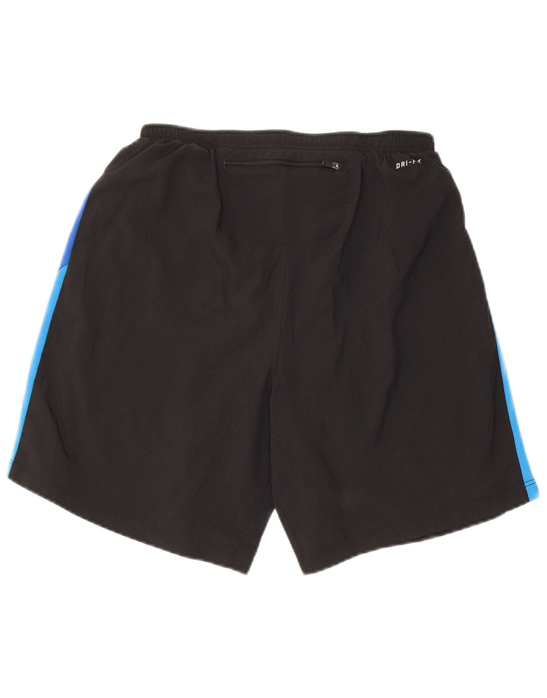 Shorts esportivos masculinos Nike Dri Fit pequenos pretos