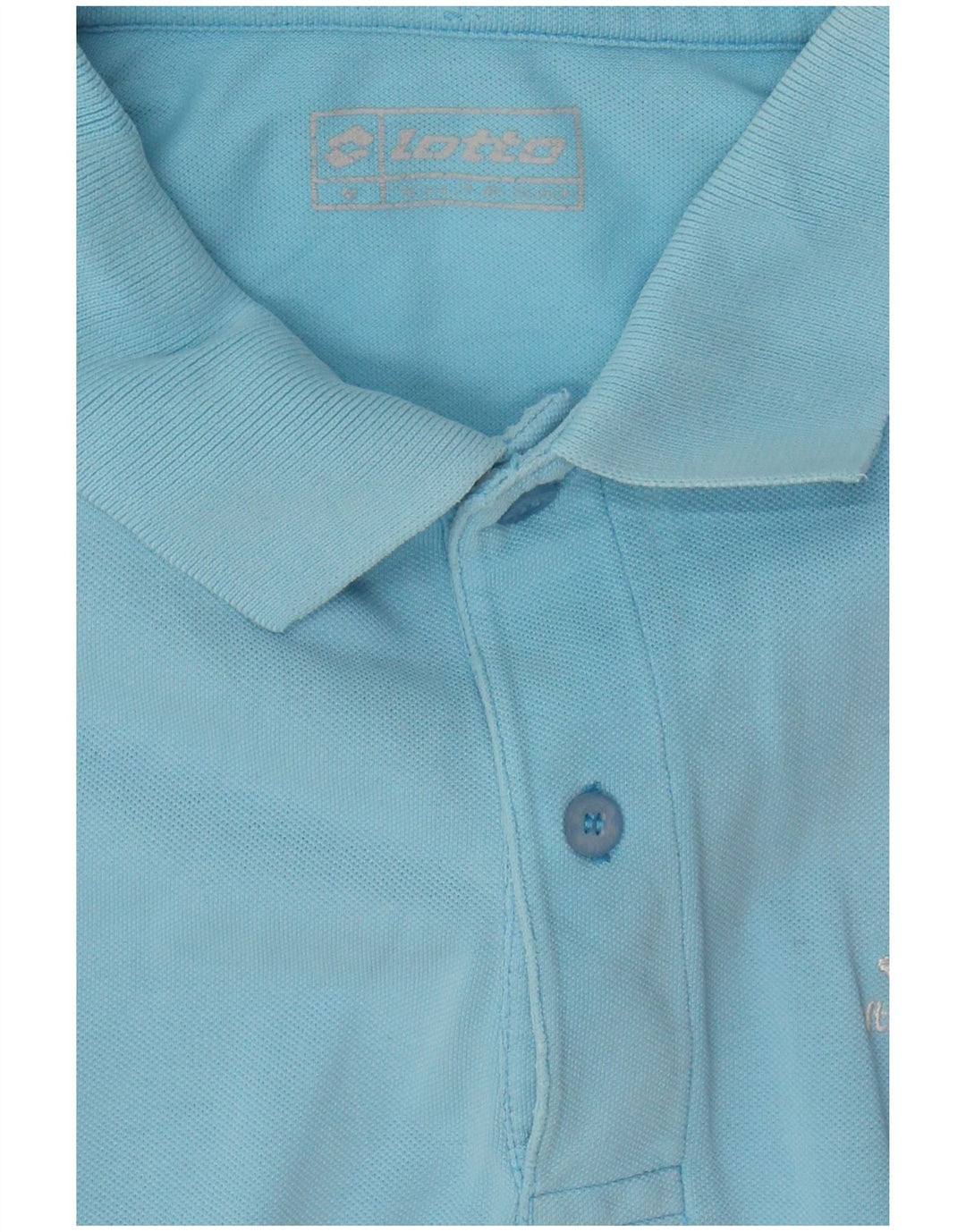 Camisa polo masculina LOTTO azul médio