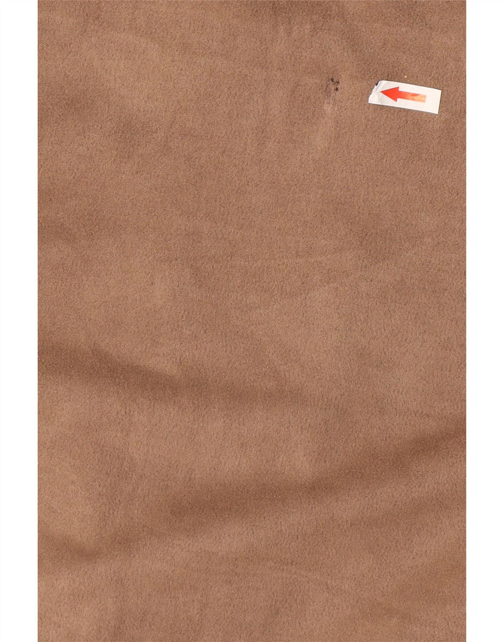 Jaqueta bomber masculina de camurça ZARA Reino Unido 38 marrom médio