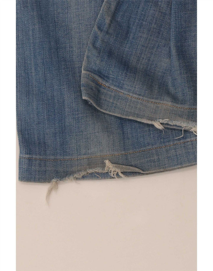 Calça jeans feminina Levi's 570 Straight W34 L29 azul algodão