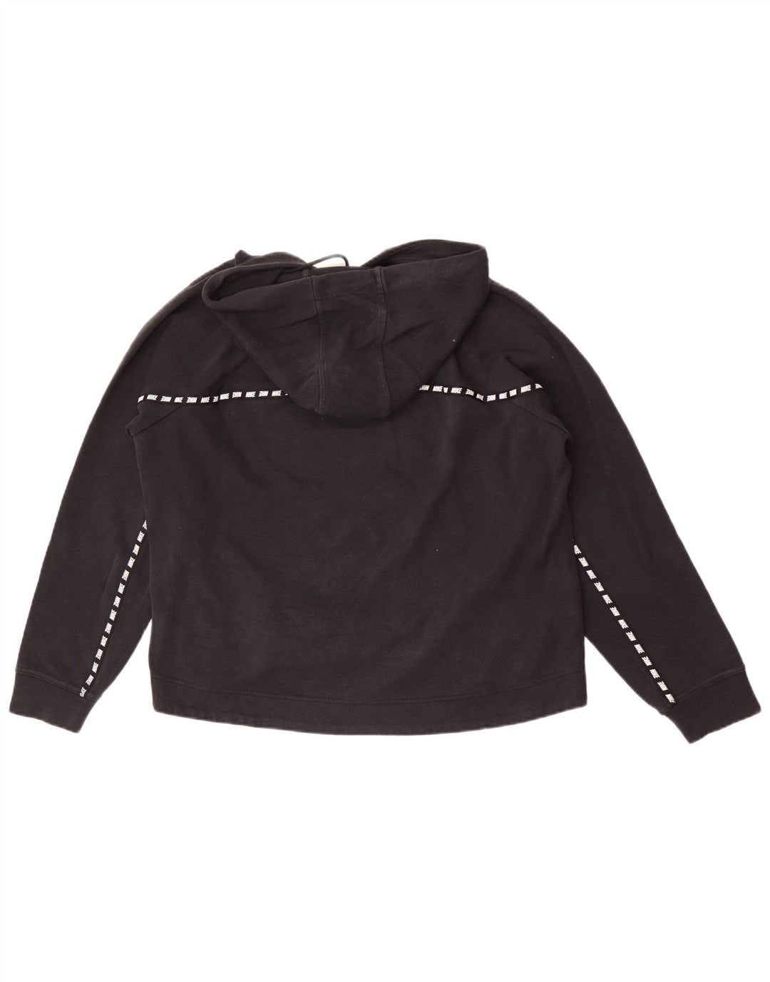 Jumper com capuz gráfico feminino Nike UK 14 médio preto