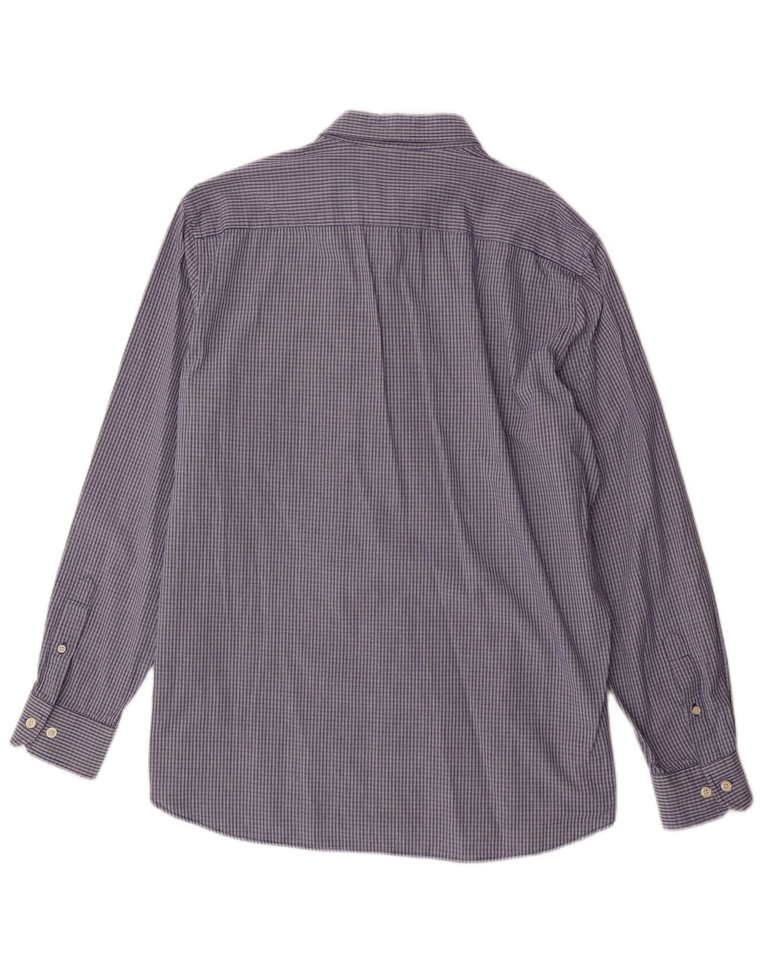 Camisa masculina Carrera 2XL algodão xadrez azul