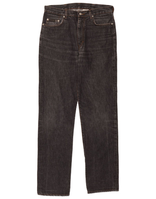 Calça jeans reta masculina Calvin Klein W32 L31 algodão preto
