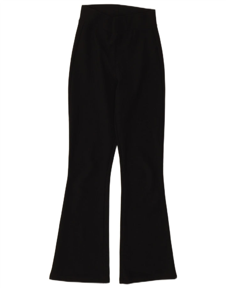 Zara Leggings Flare Mulher UK 4 XS Preto