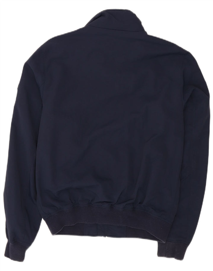 Tommy Hilfiger Mens Bomber Jacket UK 36 Pequeno Azul Marinho Poliamida