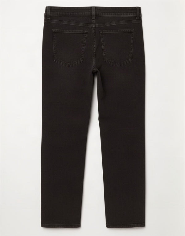 Calça jeans feminina Marks & Spencer The Sienna Straight UK 20 2XL W40 L27 preta