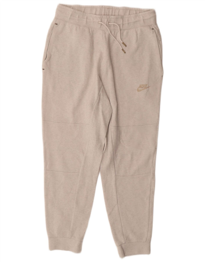 Calça de treino masculina NIKE Joggers pequeno algodão branco