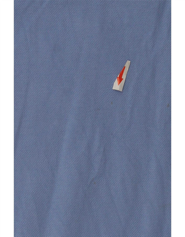 Camisa polo feminina Crew Clothing UK 14 azul médio
