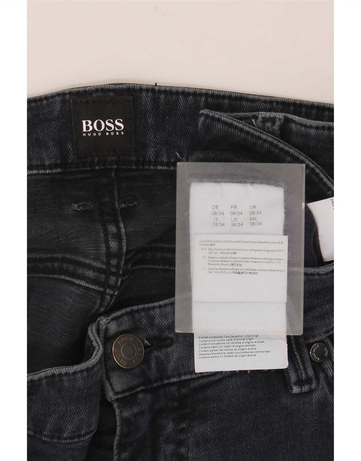 Hugo Boss Masculino Slim Jeans W38 L34 Azul Algodão