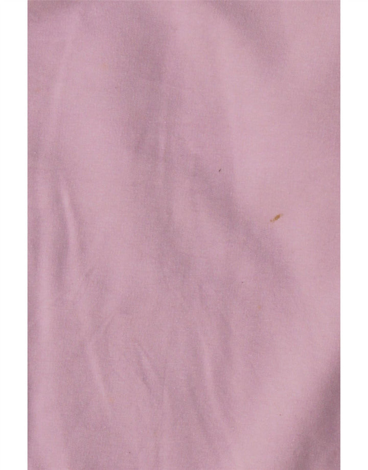 FILA moletom feminino oversized jumper UK 10 pequeno algodão roxo