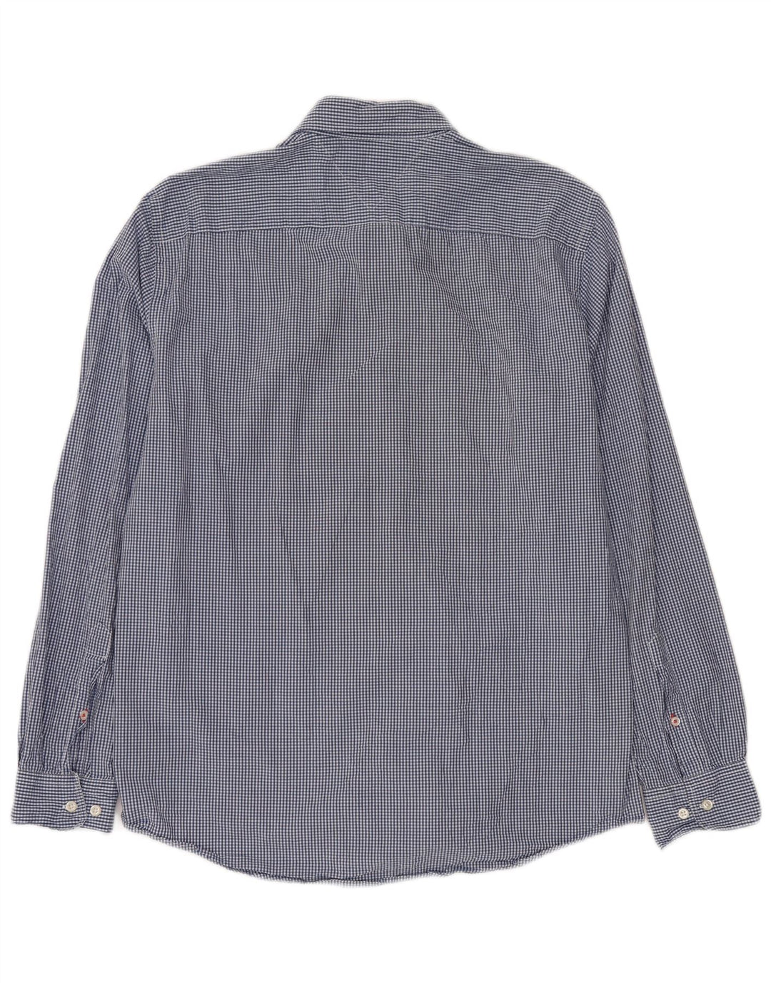 Camisa masculina TOMMY HILFIGER regular fit grande algodão guingão azul