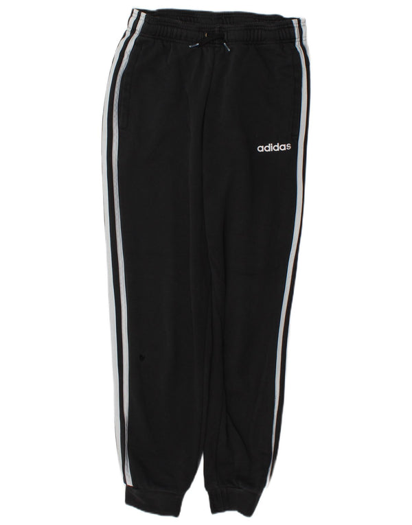 Adidas Mens Treino Calças Joggers Pequeno Algodão Cinza