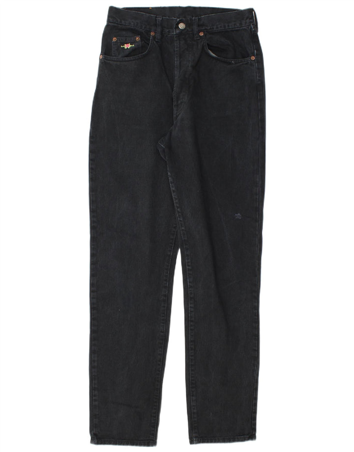 Calça jeans feminina CHARRO tamanho 32 W32 L32 algodão preto