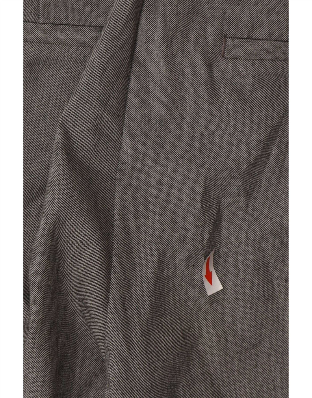 Calça Chino Cônica Feminina Zara Médio W30 L28 Poliéster Xadrez Cinza