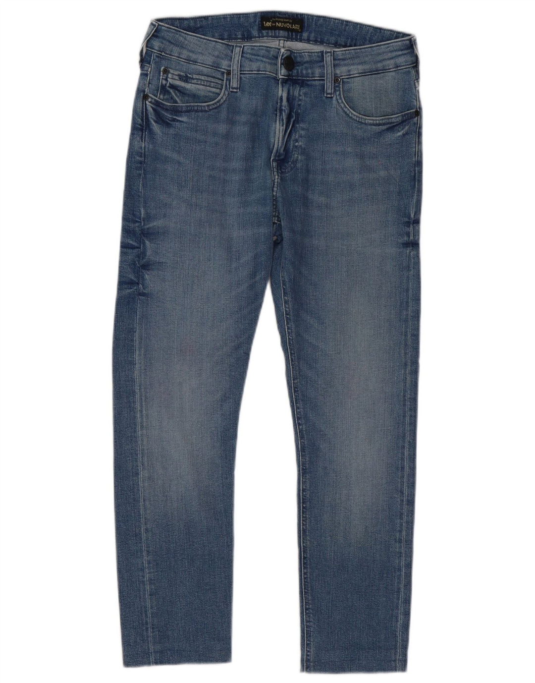 Lee Womens Malone Slim Jeans W30 L26 Azul Algodão