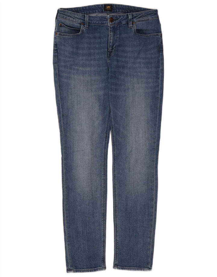 Lee Womens Elly Slim Jeans W31 L31 Azul Algodão