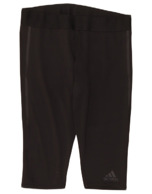 Adidas Mulher Aeroready Capri Leggings UK 20/22 XL Preto