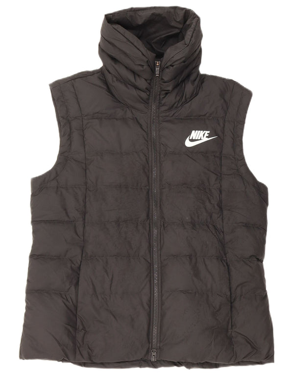 Colete acolchoado Nike feminino UK 18 XL preto poliéster