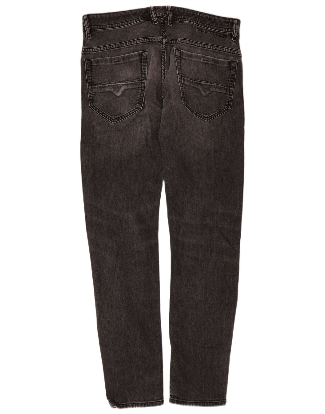 Diesel Mens Thanaz Slim Jeans W32 L30 Algodão Cinza