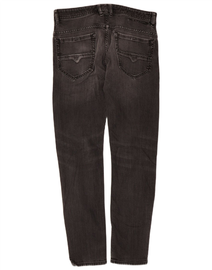 Diesel Mens Thanaz Slim Jeans W32 L30 Algodão Cinza