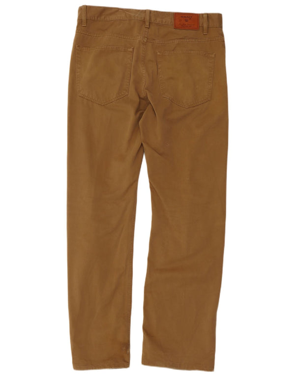 Calça masculina Gant Jason Regular Fit casual W34 L34 algodão bege