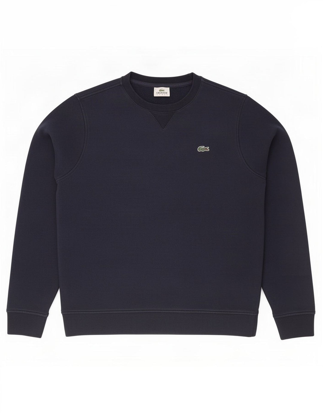 Lacoste moletom masculino tamanho 4 médio azul marinho algodão