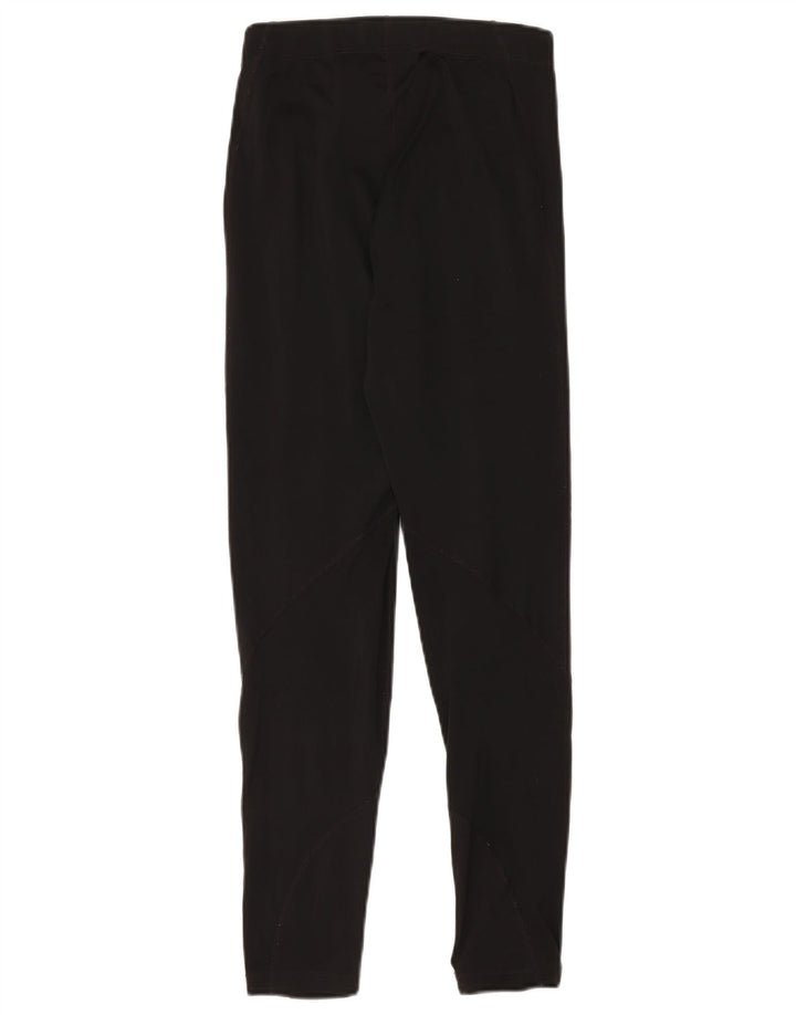 Leggings Nike Womens Slim Fit UK 14 Médio Preto Poliéster Esportes