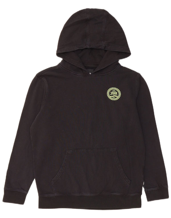 Vans feminino gráfico moletom com capuz UK 14 grande preto
