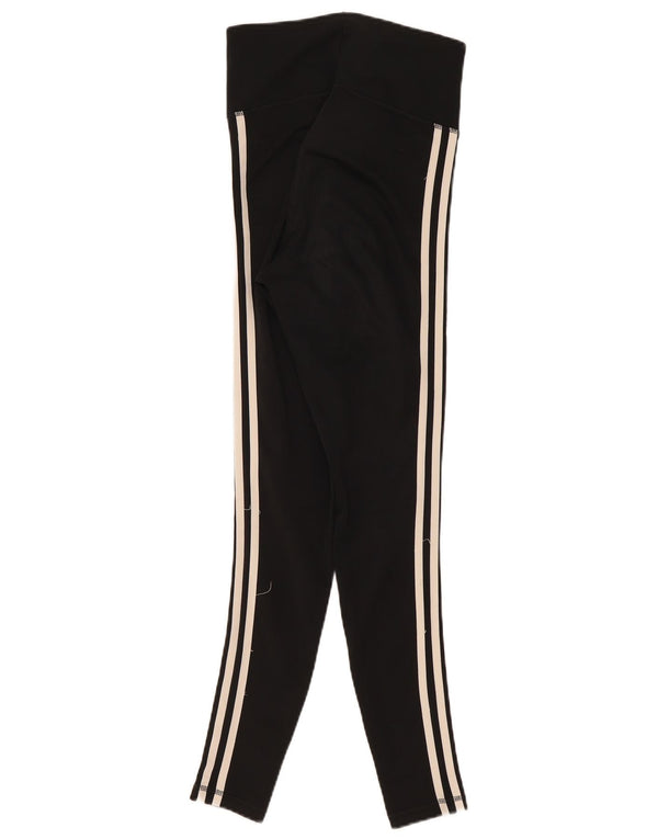 Leggings Adidas Climalite Femininas UK 8/10 Pequenas Pretas