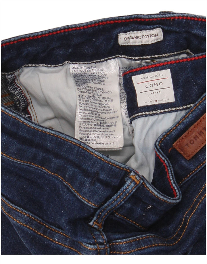 TOMMY HILFIGER Feminino Como Jegging Jeans W30 L30 Azul Marinho Algodão