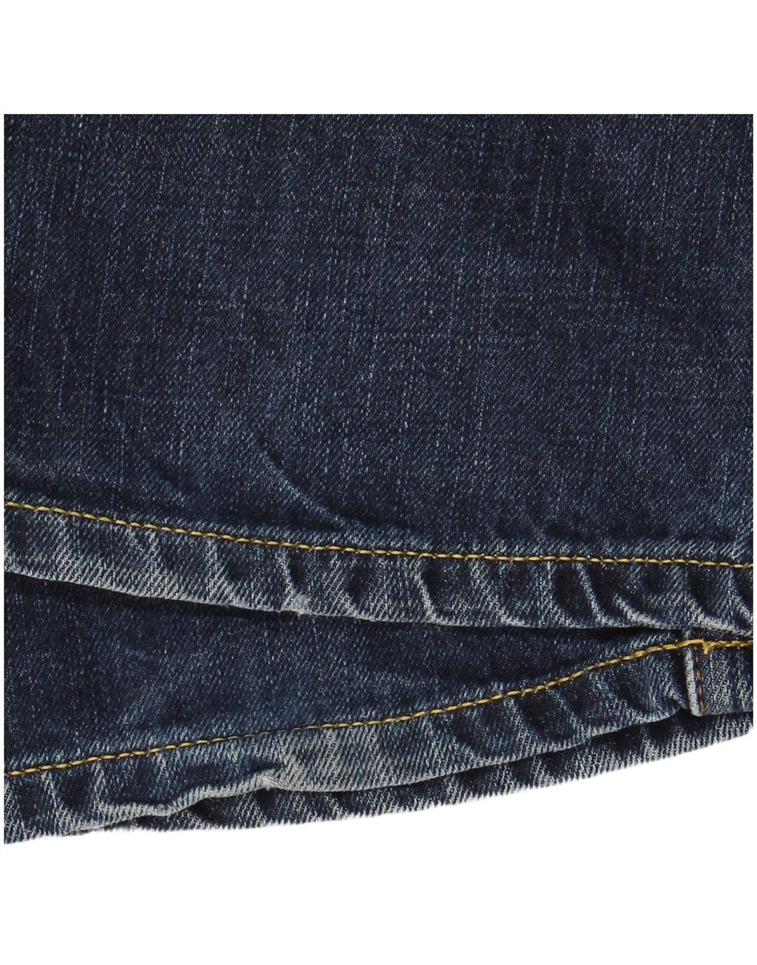 French Connection Mens Straight Jeans W32 L30 Azul Algodão