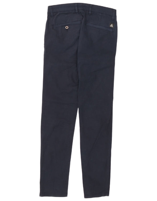 Zara Mens Slim Chino Calças EU 36 XS W29 L30 Azul Marinho