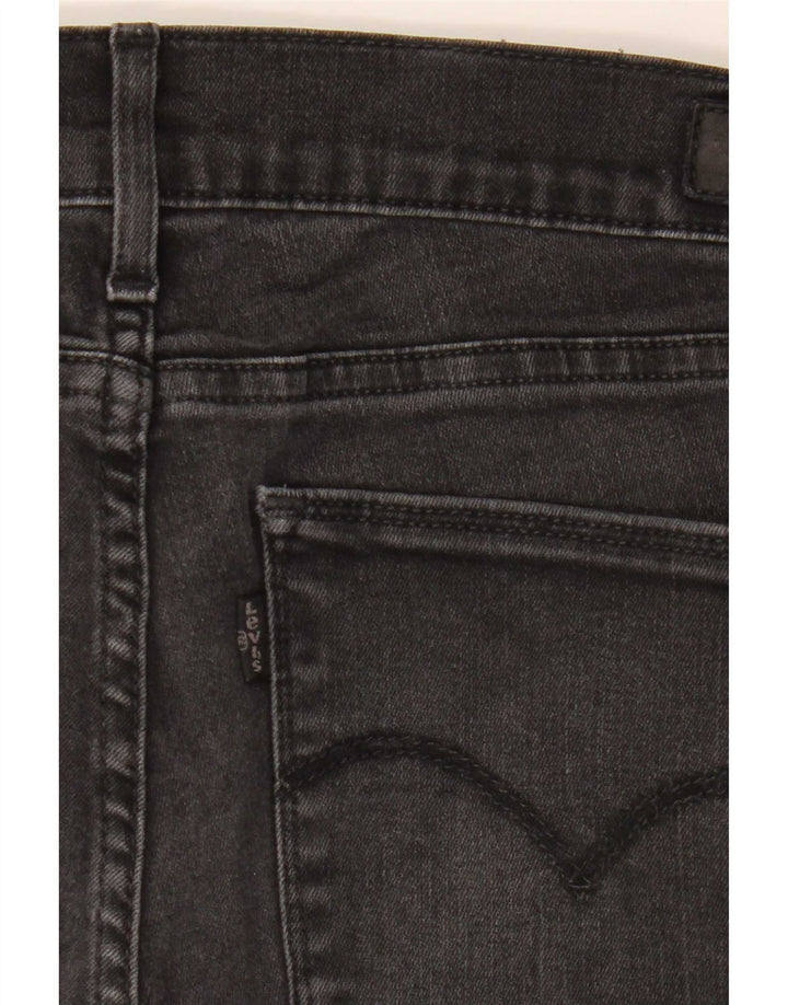 Jeans skinny feminino Levi's W32 L32 algodão preto