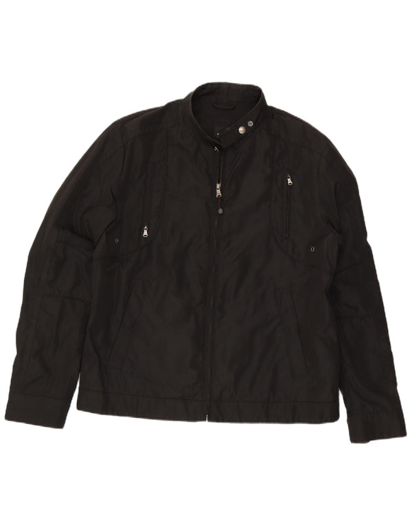 Jaqueta bomber masculina Hugo Boss EU 54 2XL poliéster preto