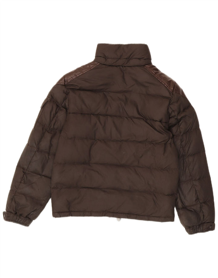 Moncler Jaqueta acolchoada para meninos 11-12 anos poliéster marrom