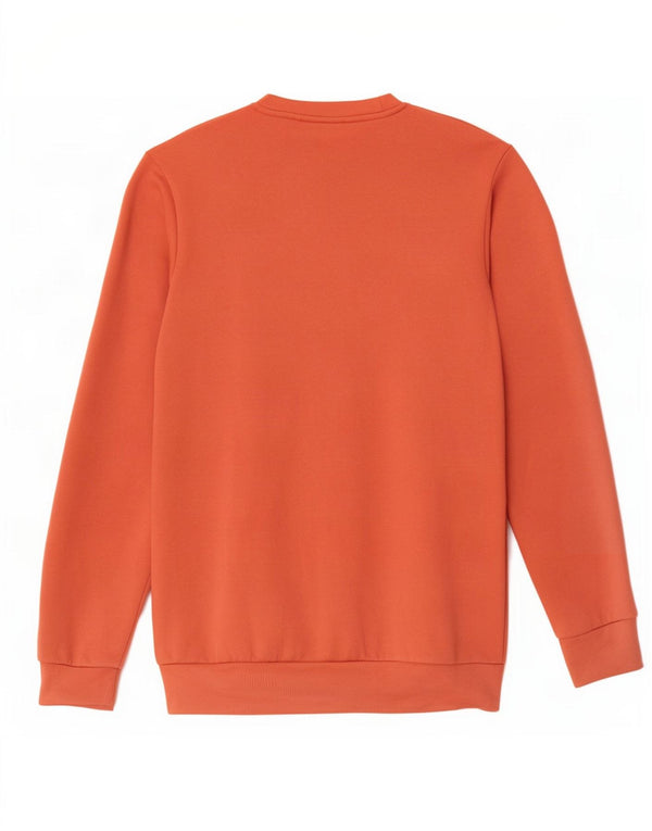 Moletom Adidas Menino Jumper 15-16 Anos Laranja Algodão