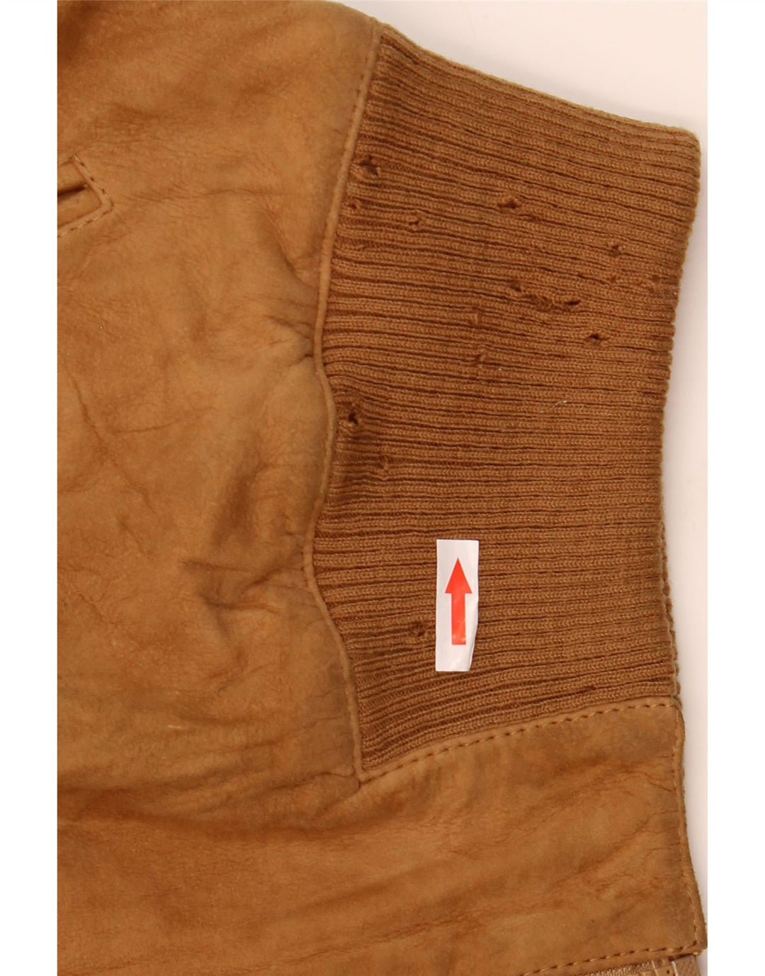 Jaqueta bomber masculina de camurça Arpel IT 52 XL couro marrom