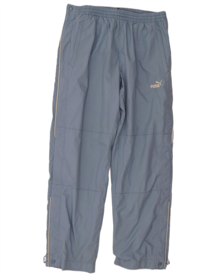 Calça de treino masculina PUMA grande poliéster azul